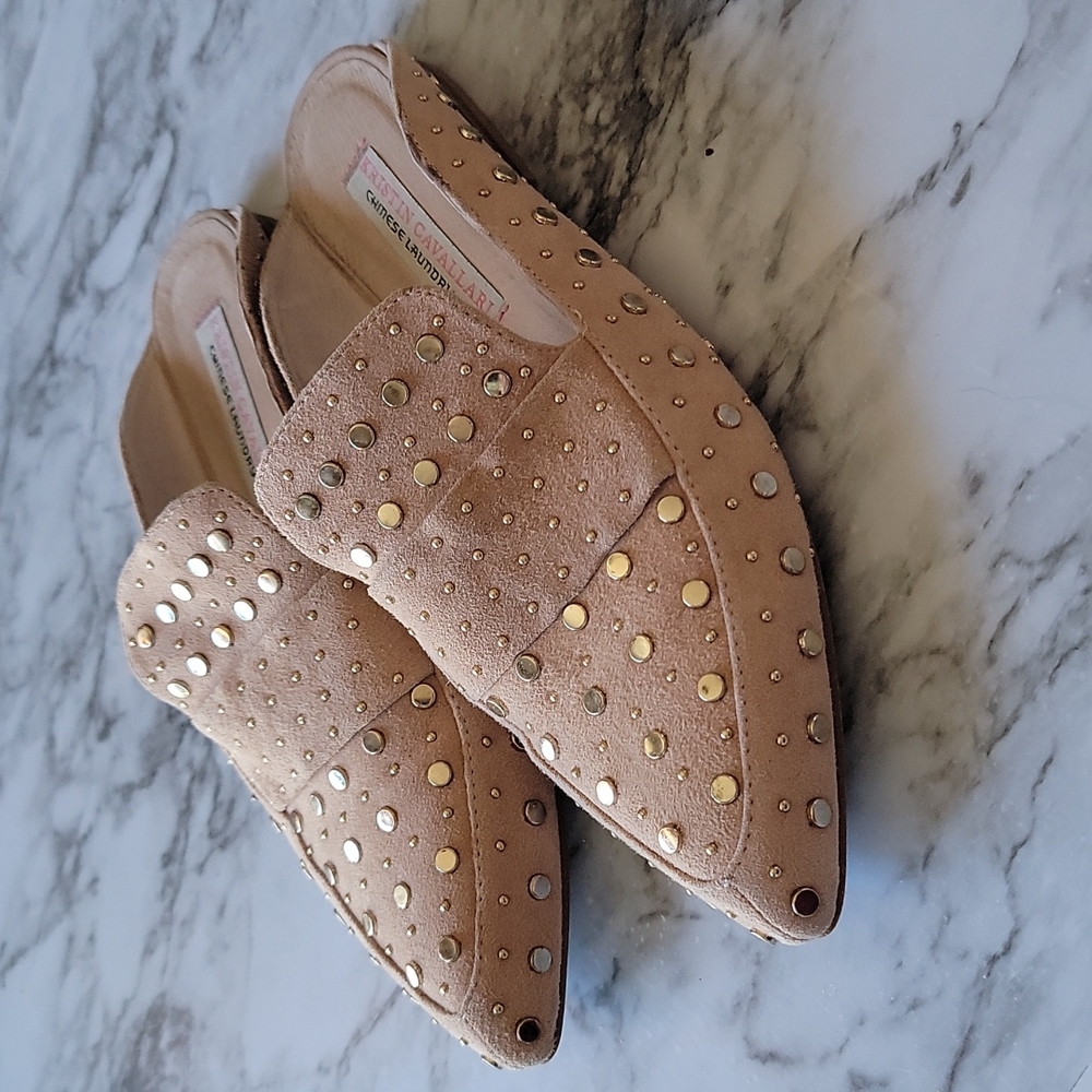 Chinese Laundry x Kristin Cavallari stud mule flats